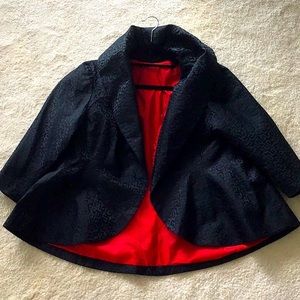 Silk evening jacket custom made